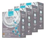 Kit 4x Cartliv 60 Cápsulas Equaliv UC2 Articulações