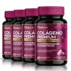 Kit 4x Colágeno Premium com Ácido Hialurônico - 2,5g de Peptídeos Bioativos por Dose, Sem Glúten, Sabor Tutti-Frutti