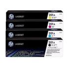 Kit 4x Cores Toner 201A M252DW M277DW I B+C+Y+M Original