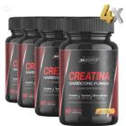 Kit 4x Creatina Concentrada Monohidratada Beta Alanina Taurina 1500 mg Formula Avançada - Max Force