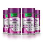 Kit 4x Frascos Trans- Resveratrol Antioxidante, Vitamina C, Licopeno 3x1, 240 Cápsulas, 700mg - Lançamento - Denavita