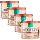 Kit 4x Potes Collagen Renew Chocolate Colágeno Verisol 300g Proteína Renovo - Nutrify