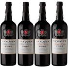 Kit 4x Vinho do Porto Tinto Ruby e Tawny Taylor's Português - Qualimpor