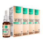 Kit 4x Vitamina D3+k2 Em Gotas Suplemento Alimentar Líquido Lançamento Original 80pg - Limão E Menta