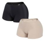 Kit 5 Anáguas Segunda Pele Short Invisível Conforto