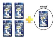 Kit 5 Areias Sanitária Granulada Para Gatos Com Retenção De Odores 4kg - Golden Cat