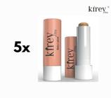 Kit 5 Balm Hidratante Labial Cereja 3,5g Kirey Pro - Vegano