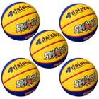 Kit 5 Bola de Basquete Oficial 3x3 Profissional Tam 7 +NF - Dalebol