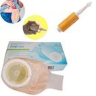 Kit 5 Bolsas De Colostomia 70mm Clamp Opaca + 1 Purilon Protetor Ostomia - Vitamedical / Coloplast