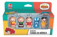 Kit 5 Bonecos Miniaturas Dedoches Turma Da Mônica Vinil