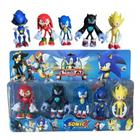 Kit 5 Bonecos Sonic Grande 15Cm Cartelado Completo Modelo Novo