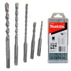 Kit 5 Brocas SDS Plus Concreto Alvenaria D-61678 Makita