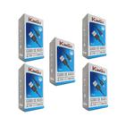 Kit 5 Cabos Usb V8 Kingo Preto 1M 2.1A Para Galaxy J2 Core