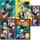 Kit 5 Caderno Brochurão My Hero Academia Anime 80 Fls Foroni - Foroni/My Hero Academia