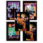 Kit 5 Cadernos Dragon Ball Super Brochurão Dbz 96 Fls São Domingos