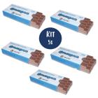 Kit 5 Caixas de Grampo Cobreado Modelo 26/6 Bacchi com 5000 Grampos cada Ideal para Escritórios, Lojas, Contabilidade