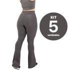 Kit 5 Calça Bailarina Para Passeio Treino Caminhada Feminina