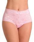 Kit 5 Calcinhas Hot Pant Modeladora Cintura Alta Lateral Larga de Cotton Algodão Lingerie Conforto