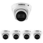 Kit 5 Câmeras IP 2 Megapixels 2.8mm 30m PoE VIP 1230 D Intelbras