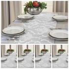 Kit 5 Caminhos Trilho De Mesa Decorativo Jacquard 1,80m X 0,40m