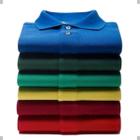 KIT 5 Camisas Basicas Polo Algodão Piquet Premium Luxo 30.1