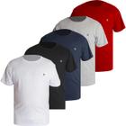 Kit 5 Camiseta Masculina Plus Size Camisas 100% Algodão Premium Basicas