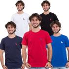 KIT 5 CAMISETAS BASICA GOLA REDONDA DIRETO DA FARBICA 100% ALGODÃO . br