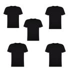 Kit 5 Camisetas Básica Hering Masculina Gola Redonda