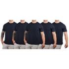 Kit 5 Camisetas Básicas Masculina Algodão Premium Slim Fit