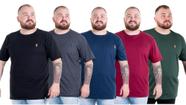 Kit 5 Camisetas Camisas Blusas Plus Size G1 G2 G3