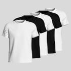 Kit 5 Camisetas Masculina 100% Algodão Lisa Básica Verão