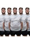 Kit 5 camisetas Plus Size Masculina Até o Tam G9