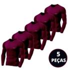 Kit 5 Camisetas Térmicas Camisa Segunda Pele Uv 50+ Unissex - Variec