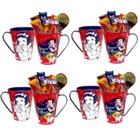 Kit 5 Canecas Branca de Neve Lembrancinhas Decoração de Festa