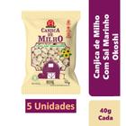 Kit 5 Canjicas De Milho Com Sal Marinho Okoshi 40g Cada