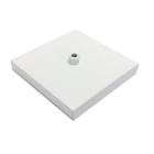 Kit/5 Canopla Lustre Pendente Quadrado Md-1005 12x12x2cm Branco - Vivare