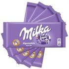 Kit 5 Chocolate Milka Alpine Ao Leite 100G