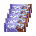 Kit 5 Chocolate Milka Oreo Brownie 100g Importado