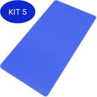 Kit 5 Colchonete Academia Ginastica 1,10X0,50 8Mm - Azul