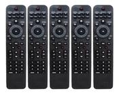 Kit 5 Controle Compatível Com Tv Philips 40pfl6605d/78