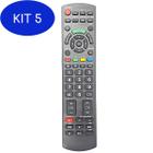 Kit 5 Controle Remoto Tv Panasonic Led Lcd Viera Tools