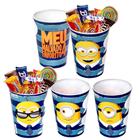 Kit 5 Copos para Ovo de Páscoa 320ml Minions meu Malvado Favorito - Plasutil