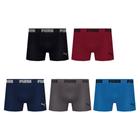 Kit 5 Cuecas Boxer Puma Sem Costura Masculina