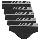 Kit 5 Cuecas Lupo Slip 691 Microfibra S/costura Original Nfe