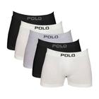 Kit 5 Cuecas Polo 781 Algodão Boxer Sem Costura - Sortido