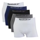 Kit 5 Cuecas Reebok Boxer Classic Microfibra Sortido