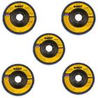 Kit 5 Discos Flap 180 x 22,23mm Gr80 Dewalt Dw8324p