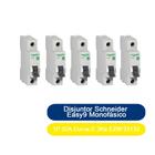 Kit 5 Disjuntor Schneider Easy9 Monofásico 1P 32A Curva C 3Ka EZ9F33132 - Schneider Electric