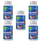 KIT 5 DOLOMITA D Cálcio Magnésio Vit D 60 CAPS 950MG UNILIFE