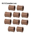 Kit 5 e 10 Conexões de Água Fria Krona 3/4 25mm Marrom/Soldável Joelho/Cotovelo 90 e 45, Tê, Cap, Adaptador, Luva